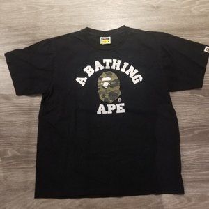 ***SOLD*** A Bathing Ape Camo College Tee